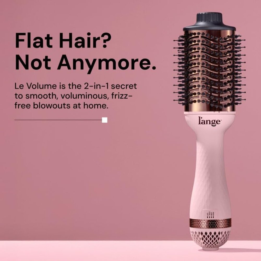 L'ANGE HAIR Le Volume 2-in-1 Titanium Blow Dryer Brush Hot Air Brush (BRAND NEW)